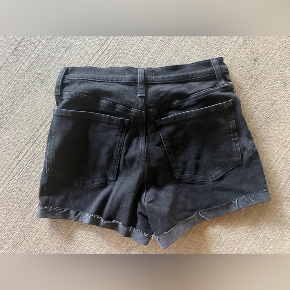 Madewell Black Denim Shorts
